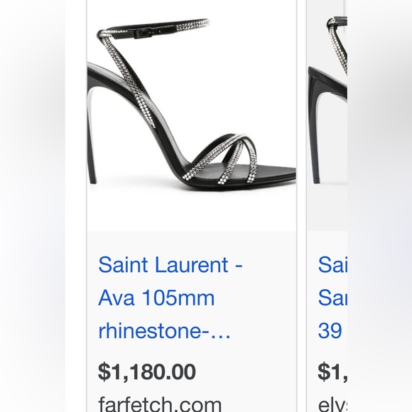 Saint Laurent AVA 105 sandals - Picture 1 of 8
